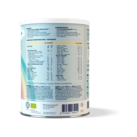 Pure Goat Bio 1 Volledige Zuigelingenvoeding 400 gram