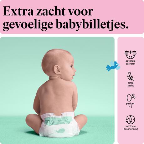 Etos Luiers Newborn Maat 1 2-5 kg Maandbox 324 Stuks