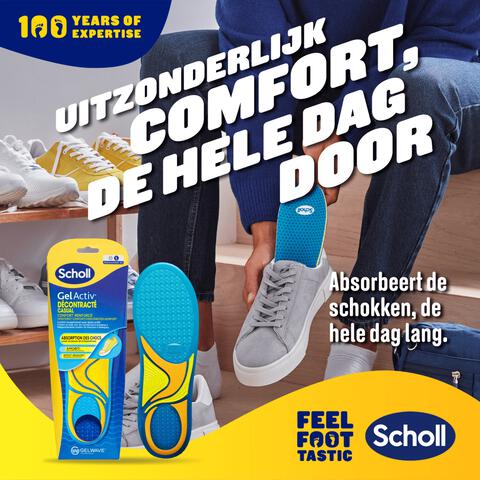 Scholl GelActiv Insoles Casual L