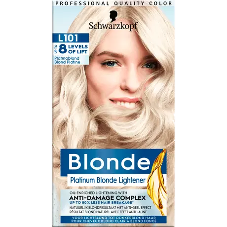 Schwarzkopf Blonde OmegaPlex Haarverf L101 Zilverblond