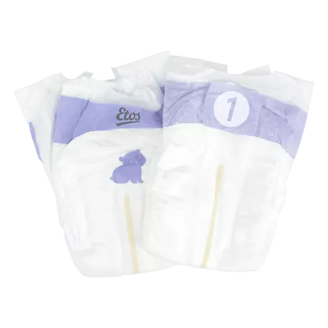 Etos Luiers Newborn Maat 1 2-5 kg Mid Pack 48 stuks