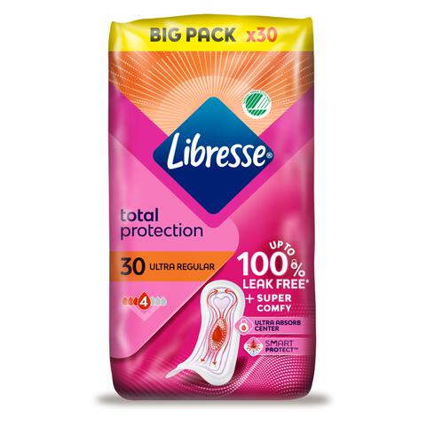 Libresse Ultra Regular Maandverband Big Pack 30 stuks