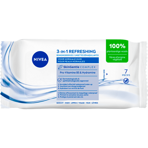 NIVEA 3-In-1 Reinigingsdoekjes Mini 7 stuks