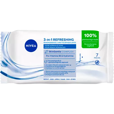 NIVEA 3-In-1 Reinigingsdoekjes Mini 7 stuks