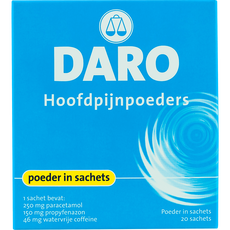 Daro Hoofdpijnpoeders 20 Sachets