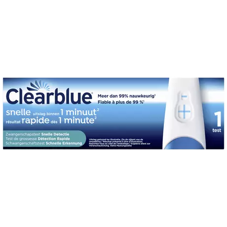 Clearblue Snelle Detectie Zwangerschapstest 1 stuk