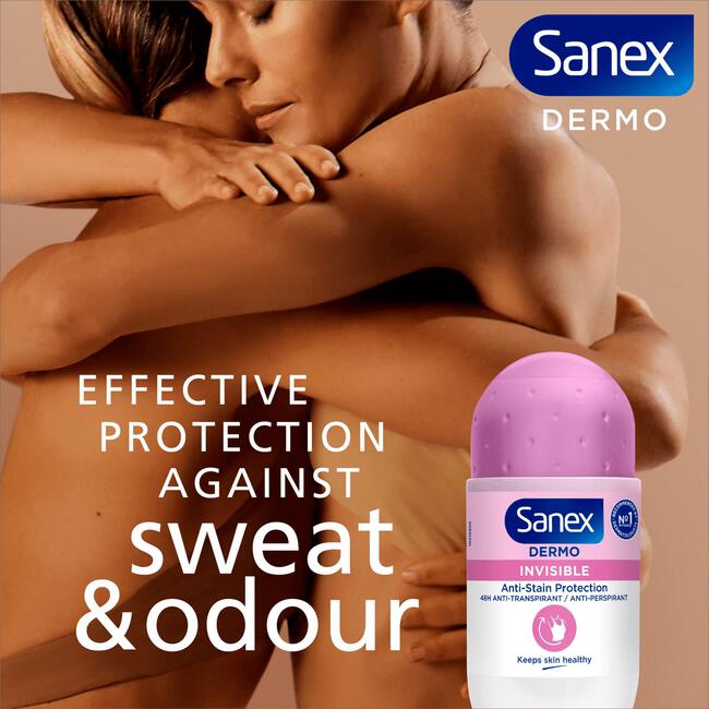 Sanex Dermo Invisible Deodorant Roller 50 ML