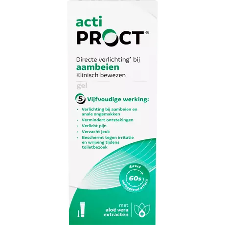 Actiproct Gel Bij Aambeien En Jeuk Tube 30 gram
