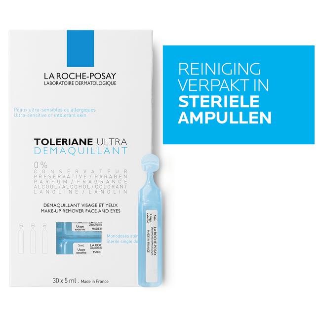La Roche-Posay Toleriane Oogreinigingsampullen Gevoelige Ogen 150 ML
