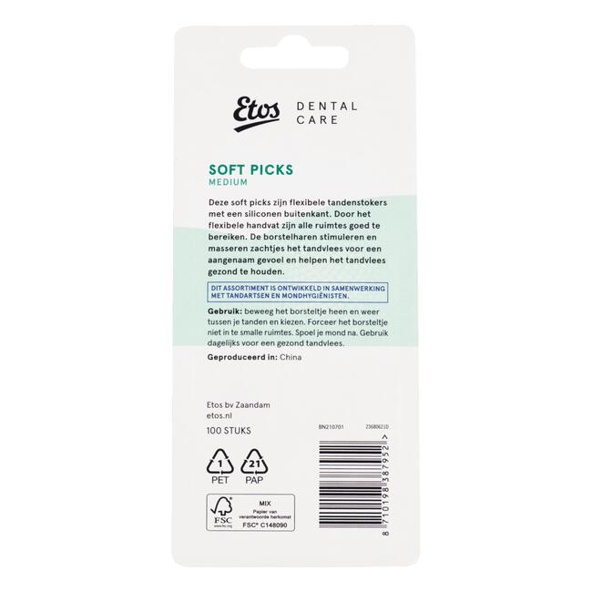 Etos Dental Care Dental Picks Medium Voordeel