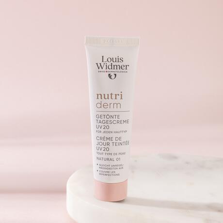 Louis Widmer Nutriderm Getinte Dagverzorging SPF20 Naturel 01 Zonder Parfum 30 ML