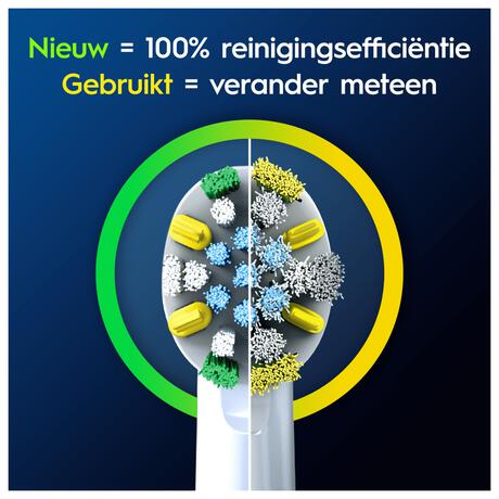 Oral-B Floss Action Opzetborstels Wit - 4 Stuks