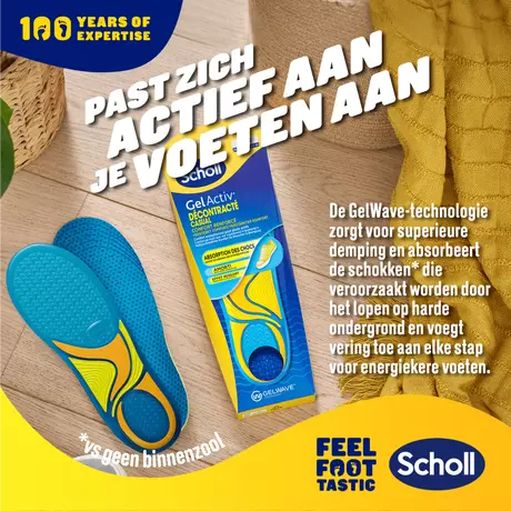 Scholl GelActiv Insoles Casual S