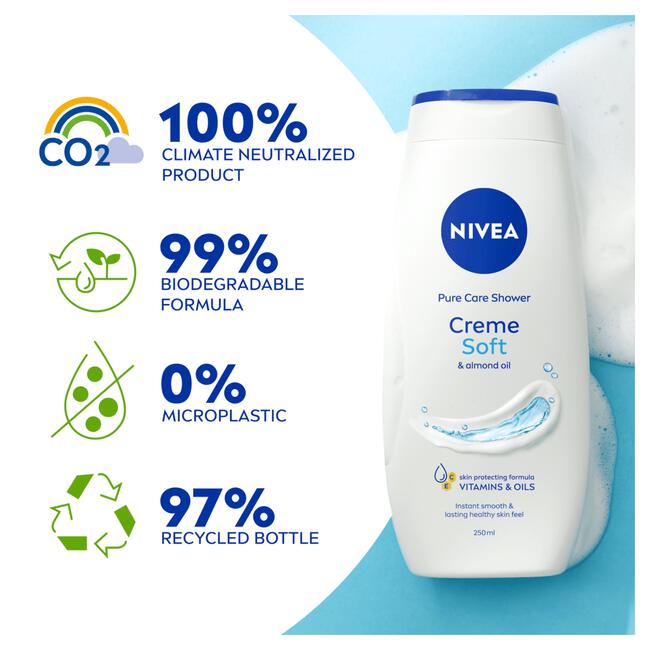 NIVEA Crème Soft Douchecrème 250 ML