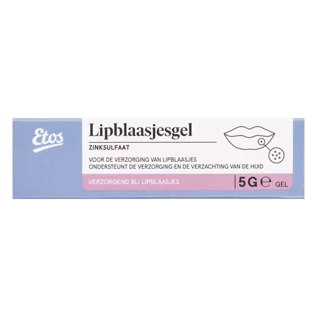 Etos Lipblaasjes Gel Zinksulfaat 5 gram