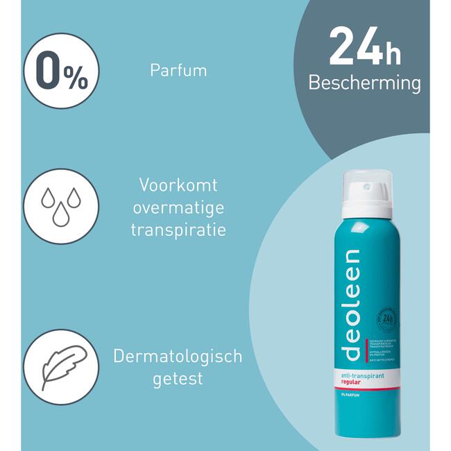Deoleen Regular Spray anti-transpirant 150 ML