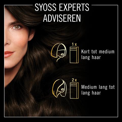 Syoss Oleo Intense Permanente Haarkleuring 2-10 Bruinzwart/Châtain Noir 115 ML