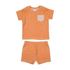 Etos Badstof Set Oranje Maat 62/68