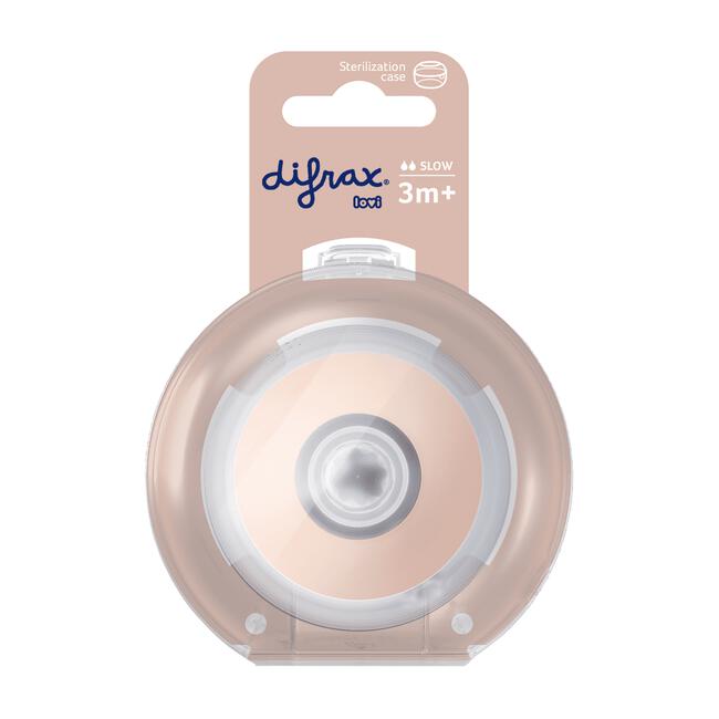 Difrax Mammafeel Flessenspeen Slow 3+