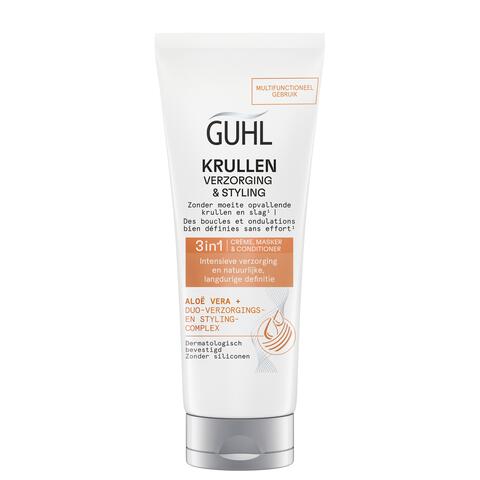 Guhl Krullen Verzorging & Styling 3-1 Masker 250 Ml