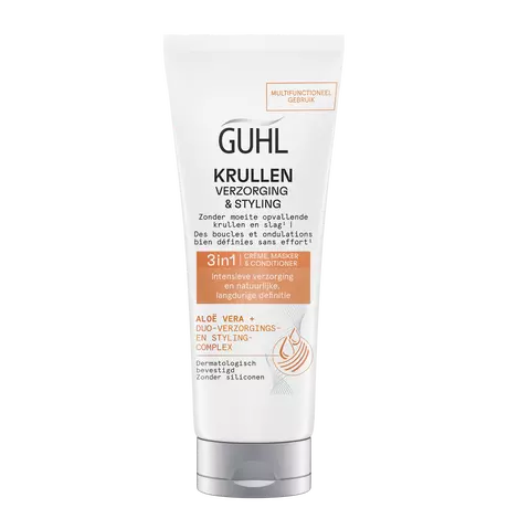 Guhl Krullen Verzorging & Styling 3-1 Masker 250 Ml