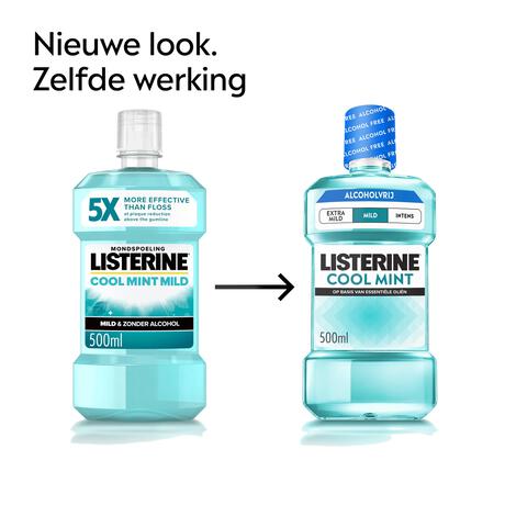Listerine® Coolmint Milde Smaak Mondwater 500 ML