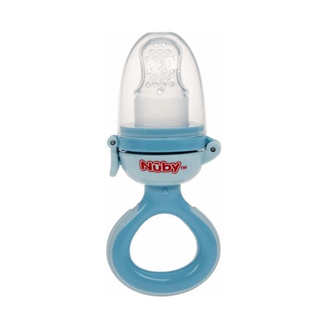 Nuby Siliconen Nibbler - 6m+ - Blauw