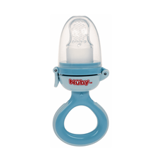 Nuby Siliconen Nibbler - 6m+ - Blauw