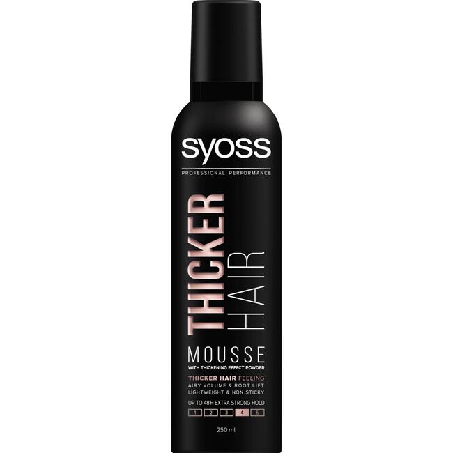 Syoss Thicker Hair Mousse 250 ML