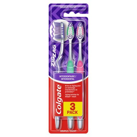 Colgate ZigZag Soft Tandenborstels 3 stuks