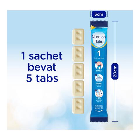 Nutrilon 1 Opvolgmelk 0-6M Tabs