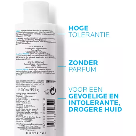 La Roche-Posay Toleriane Reinigingslotion 200 ML