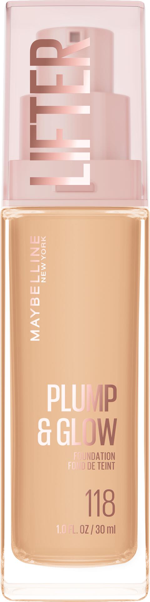 Maybelline New York Lifter Plump & Glow Foundation 118