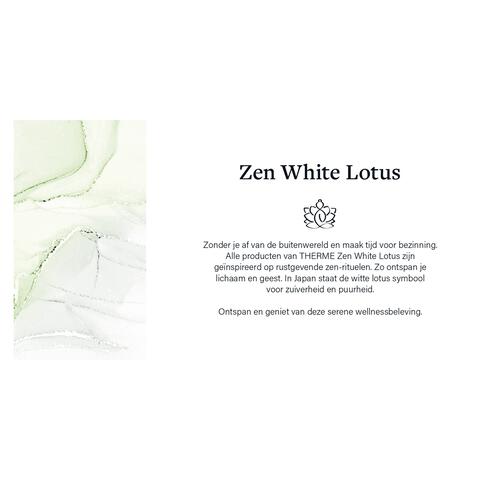 Therme Zen White Lotus Giftset Wellnesskuur