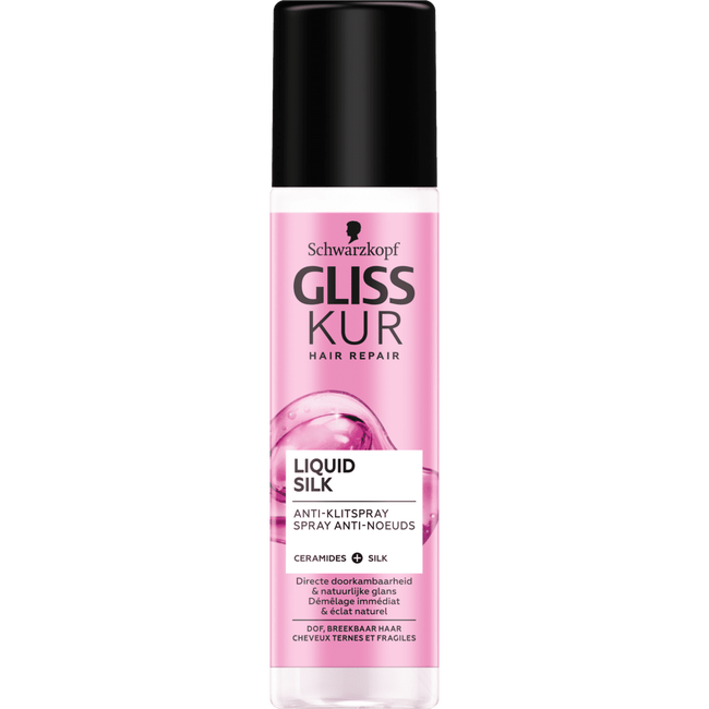 Gliss Kur Liquid Silk AntiKlit Spray 200 ML Etos
