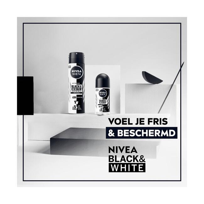 NIVEA MEN Black & White Invisible Deodorant Spray 200 ML