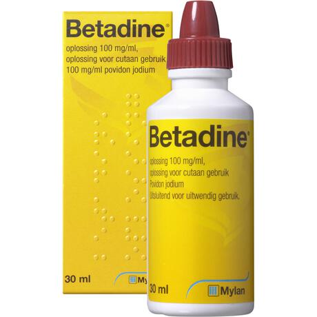 Betadine Oplossing 100 MG/ML Povidonjood 30 ML