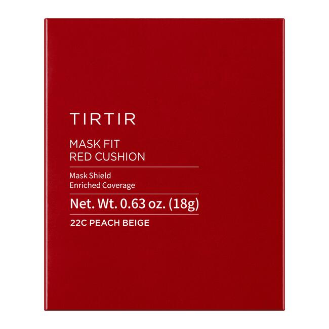 TirTir Mask Fit Red Cushion Foundation 22C Peach Beige 