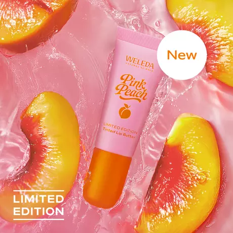Weleda Pink Peach Tinted Lip Balm Limited Edition
