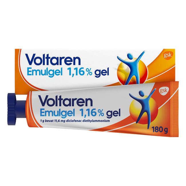 Voltaren Emulgel 1,16% (diclofenac) Bij Gewrichtspijn In Knie En Vinger 180 GR