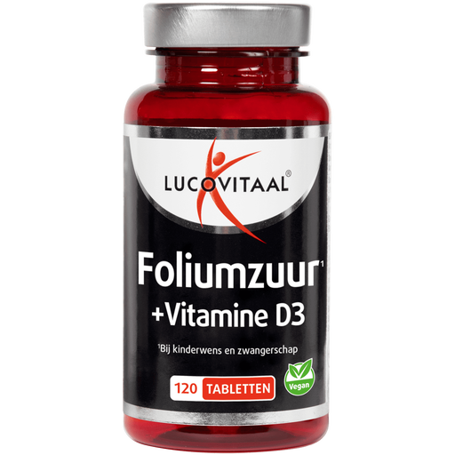 Lucovitaal Foliumzuur + D3 20 stuks