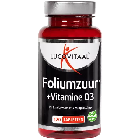 Lucovitaal Foliumzuur + D3 20 stuks