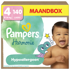 Pampers Harmonie Maandbox Luiers Maat 4 9-14 kg 140 stuks
