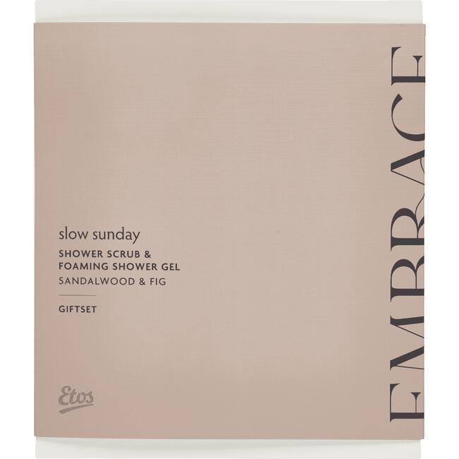 Etos Embrace Slow Sunday Giftset Body Shower foam + Shower Scrub