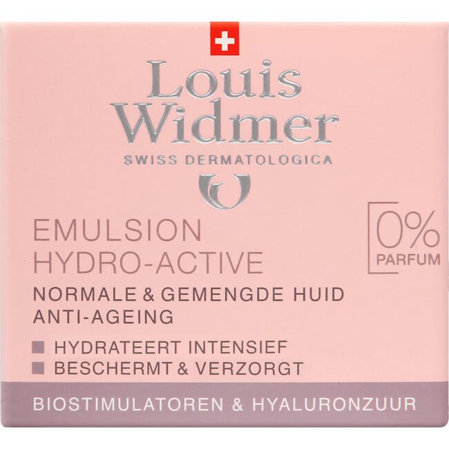 Louis Widmer Emulsion Hydro-Active Licht Zonder Parfum 50 ML
