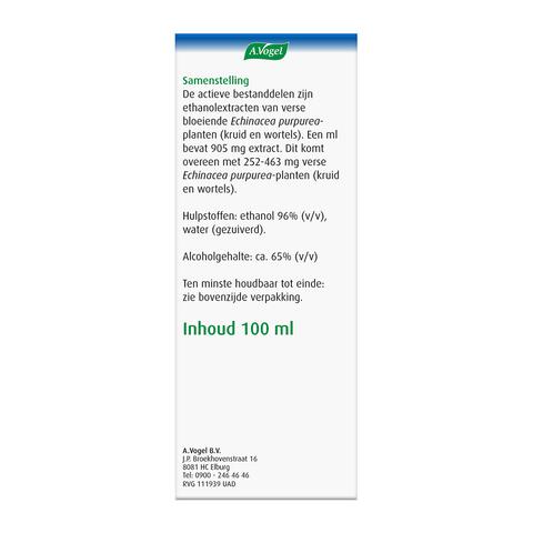 A.Vogel Echinaforce Bij Onvoldoende Weerstand En Griep Druppels 100 ML