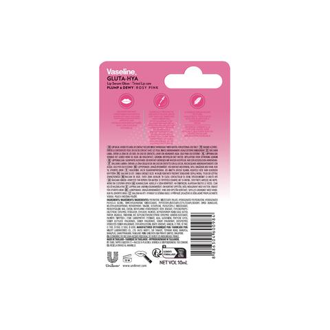 Vaseline Gluta Hya Lip Serum Gloss Rosy Pink 10 ML