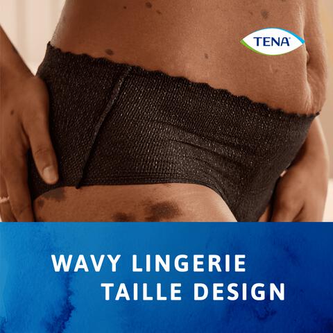 TENA Silhouette Plus Low Waist Wegwerp Broekjes Zwart L 10 stuks