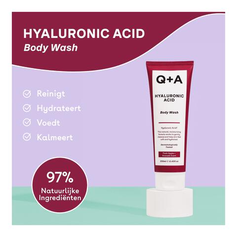 Q+A Hyaluronic Acid Body Wash 250 ML