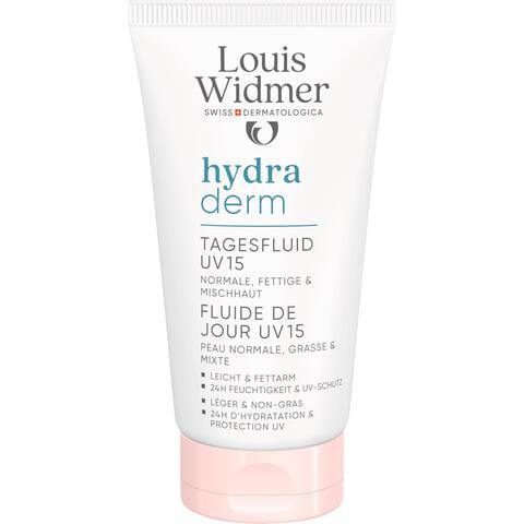 Louis Widmer Hydraderm Dag Fluide SPF15 Licht Geparfumeerd 50 ML